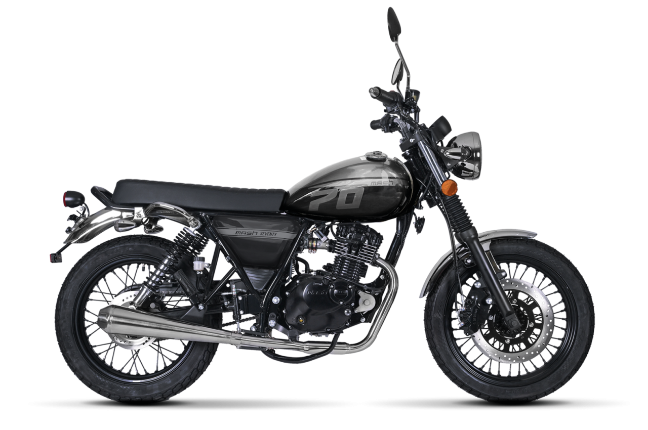 Mash Seventy 125cc – Black Vinyl neuf