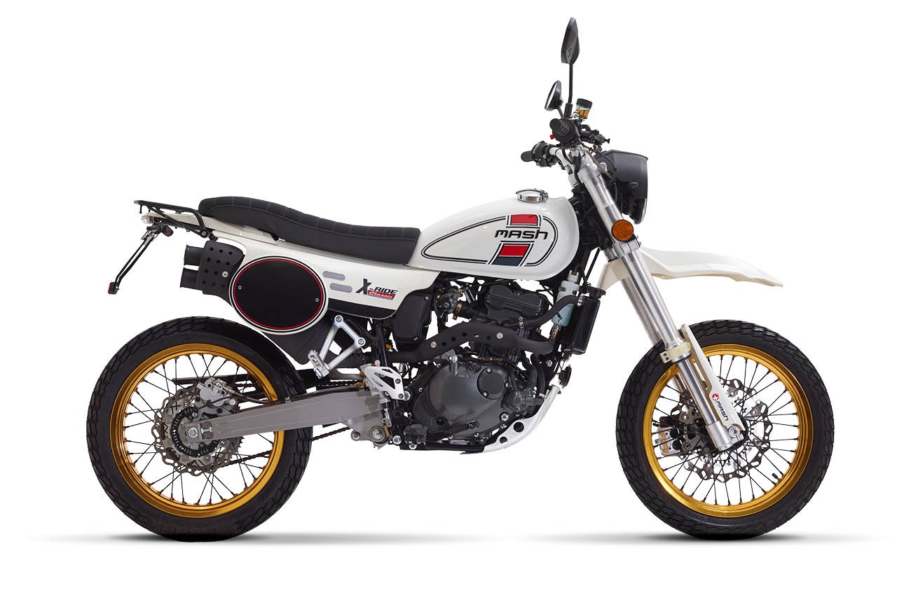 Mash X-Ride 125cc – Blanc neuf